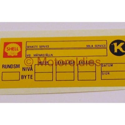 Servicedekal Shell, Koppartrans