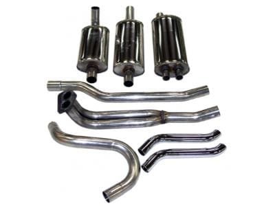 Avgassystem komplett 1800E rostfritt