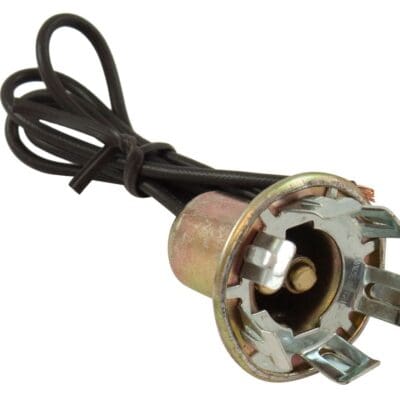 Lampsockel tvåpolig med sladd